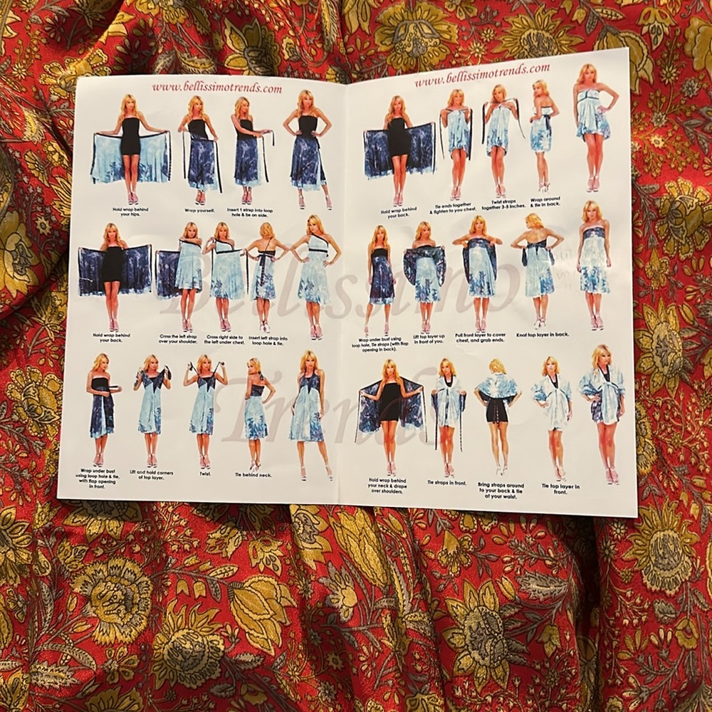 100 ways to wear Floral Red and Gold Skirt.